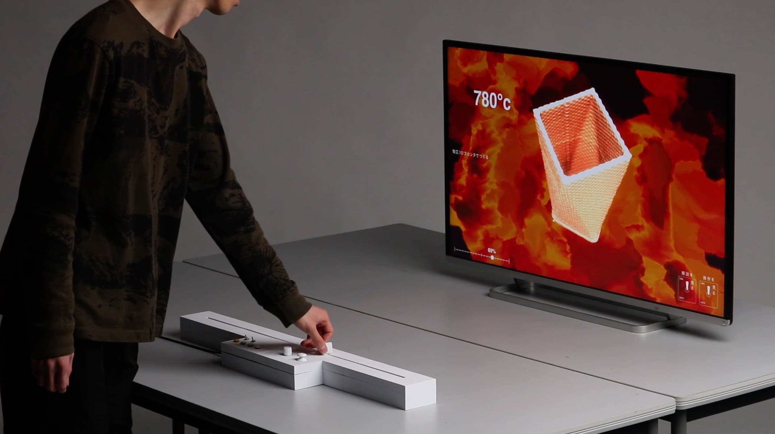 Interactive Exploration of Potter Creation